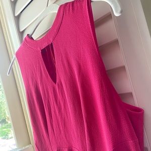 She and sky hot pink dress